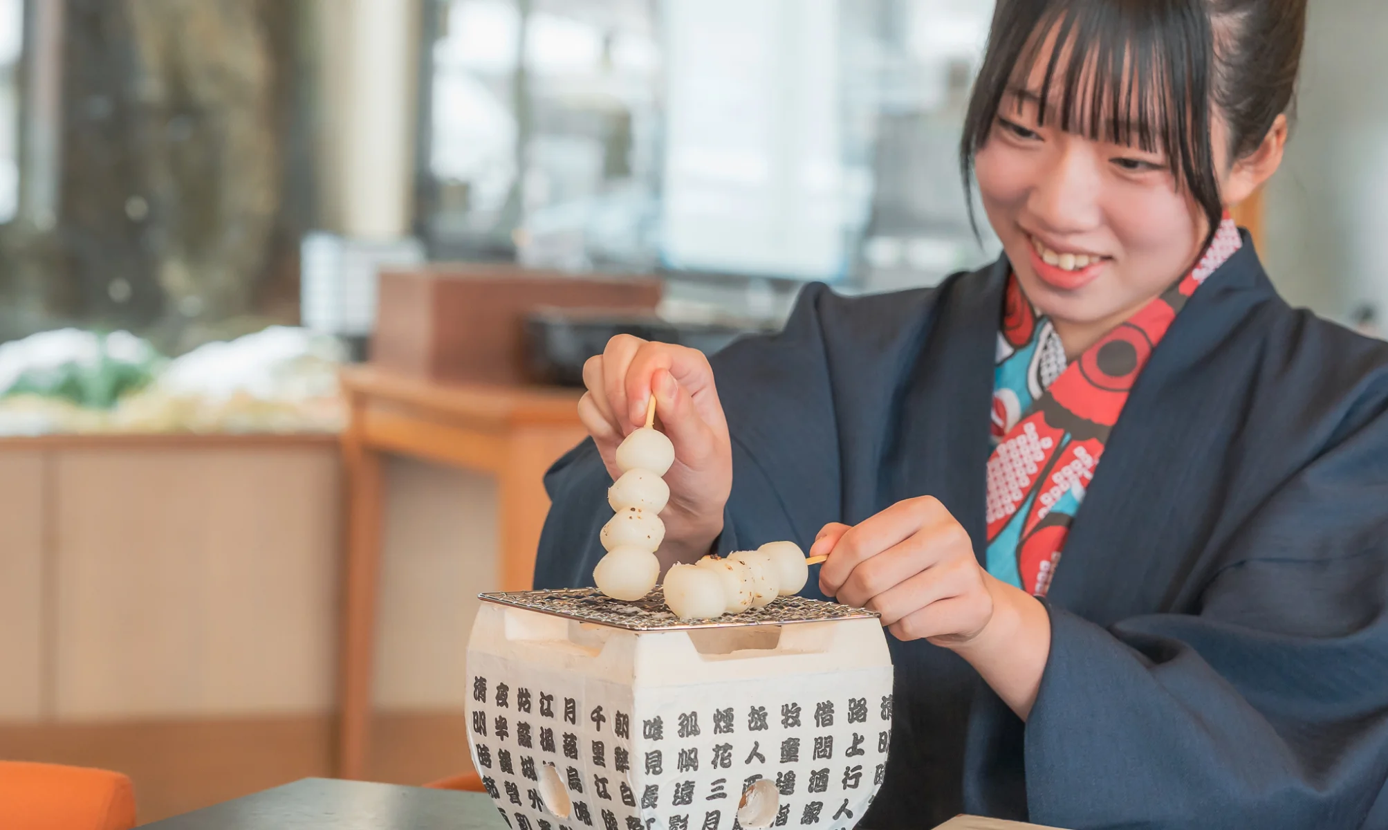 焼きみたらし団子作り イメージ画像