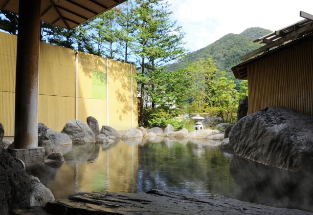 源泉掛け流し温泉